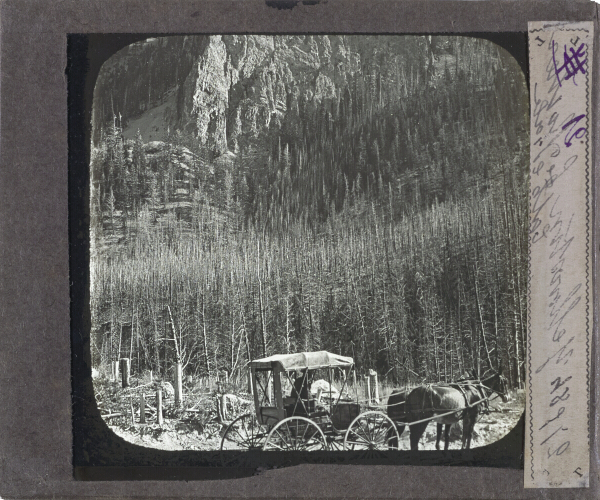 Yellowston. Le Rocher Cathédrale – secondary view of slide