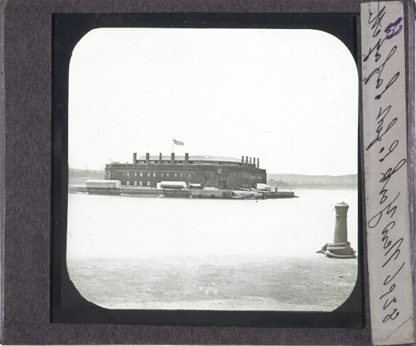 New York. Le fort Lafayette – secondary view of slide