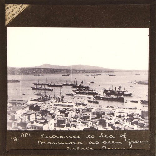 Entrance to Sea of Marmora from Galata Tower