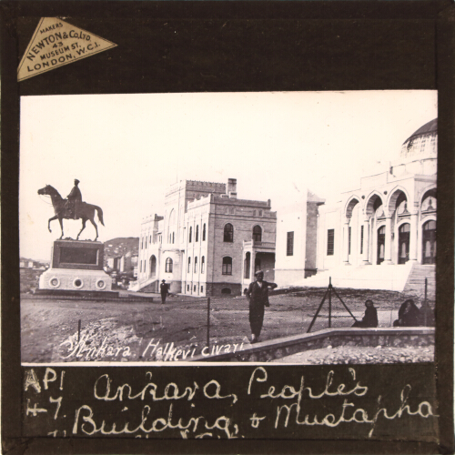 Ankara, People's Building, and Mustapha Kemal’s Statue