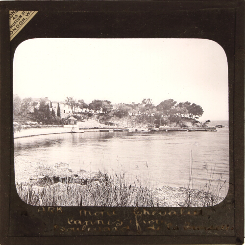 Mont Chevalier, Cannes, from Boulevard de la Croisette