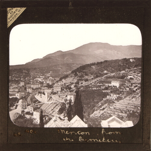 Mentone, from the Cemetery