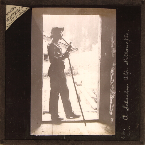 A Schachen Alp Silhouette