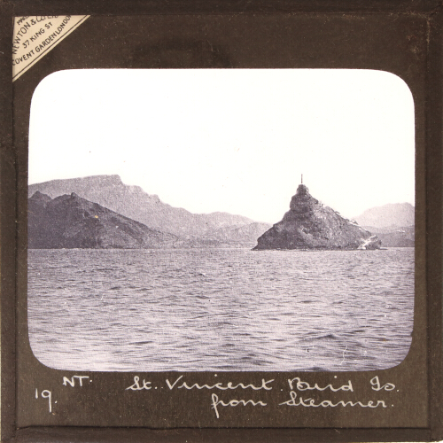 St Vincent, Bird Island from Steamer