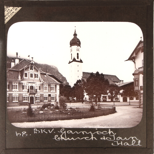Garmisch. Church and Town Hall
