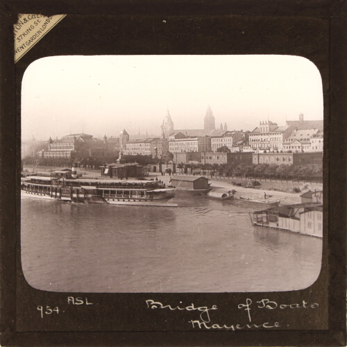 Mayence, Bridge of Boats.  BKU30