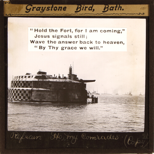 'Hold the Fort, for I am coming,' Jesus signals still