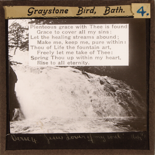 Plenteous grace with Thee is found / Grace to cover all my sins: