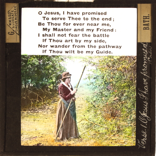 O Jesus, I have promised / To serve Thee to the end;