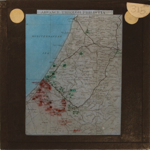 Advance through Philistia