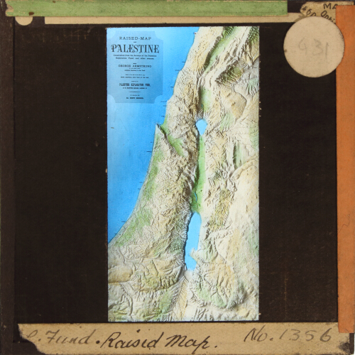 P.E.F. Raised Map of Palestine (coloured or plain)