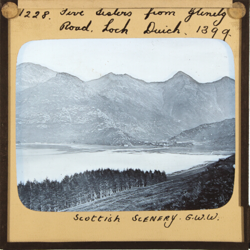Five Sisters from Glenelg Road, Loch Duich