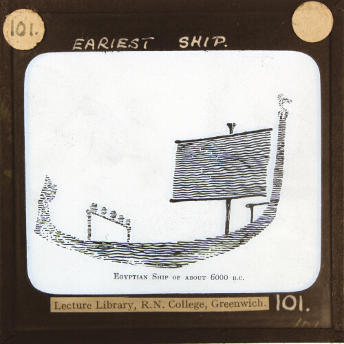 Egyptian Ship of About 6000 B.C.