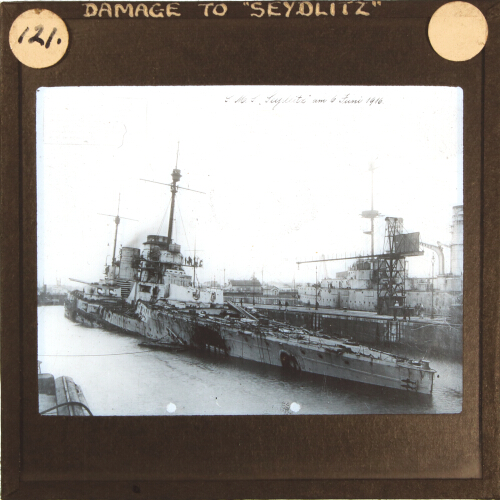 Damage to 'Seydlitz'