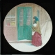 slide image -- Out on the door-step, wet and cold