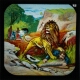 slide image -- Livingstone and the Lion