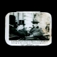 slide image -- Lord Kitchener Arrives Home -- Lord Kitchener driving to station at Southampton