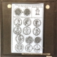 [Drawings of old coins found in Exeter]