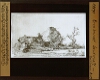 Rembrandt, Landschaft mit Zeichner.