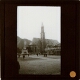 [Large church in square in unidentified town]