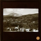 [Town and hillside in mountainous region]