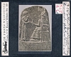 Gottheit. Spiralumwicklung. Hammurabi: glatter Emporwurfmantel, Louvre