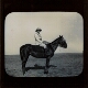 [Man wearing uniform sitting on horse]