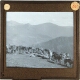 [Group of loaded horses in mountainous landscape]