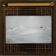 [Distant view of steamship in ice landscape]
