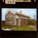 [Chapel or similar building with gravestones]