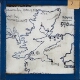 [Hand-drawn map of Scotland showing route of tour]