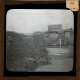 [Buildings and park in unidentified town or city]