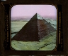 [Aerial view of Great Pyramid]