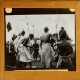 [Group of African men dancing with spears]