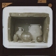 [Group of pottery and glass artefacts]