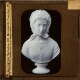 Bashfulness, marble bust, by E. Braga, Italy