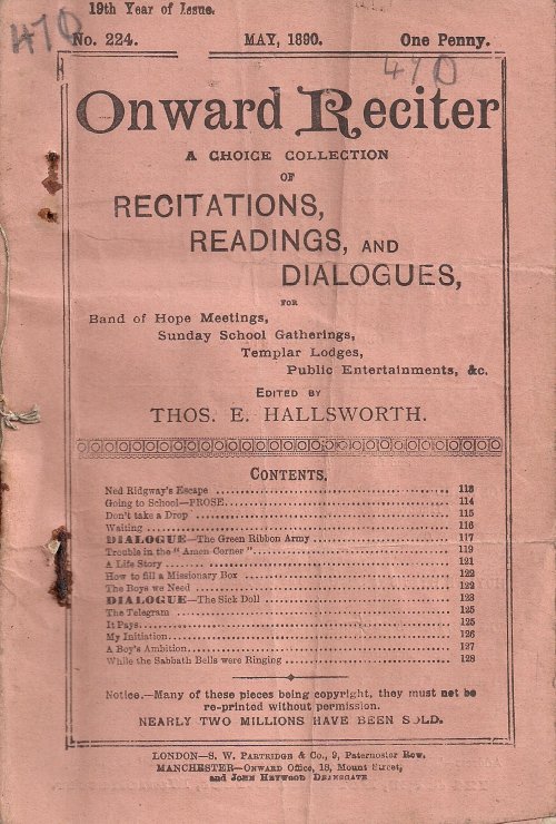 Onward reciter 224 (1890)