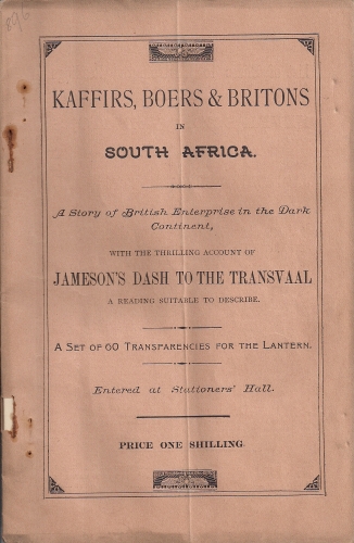 Kaffirs, Boers and Britons in South Africa
