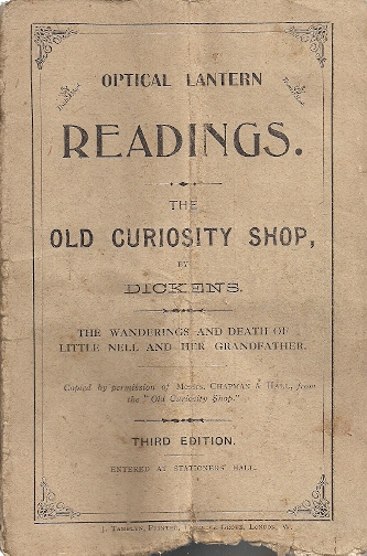 Lantern reading: The old curiosity shop