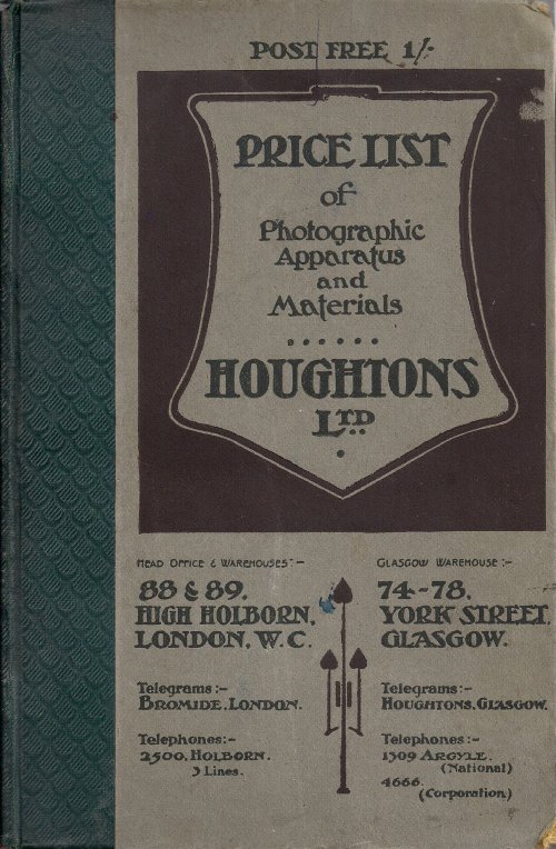 Houghtons catalogue 1905, front cover